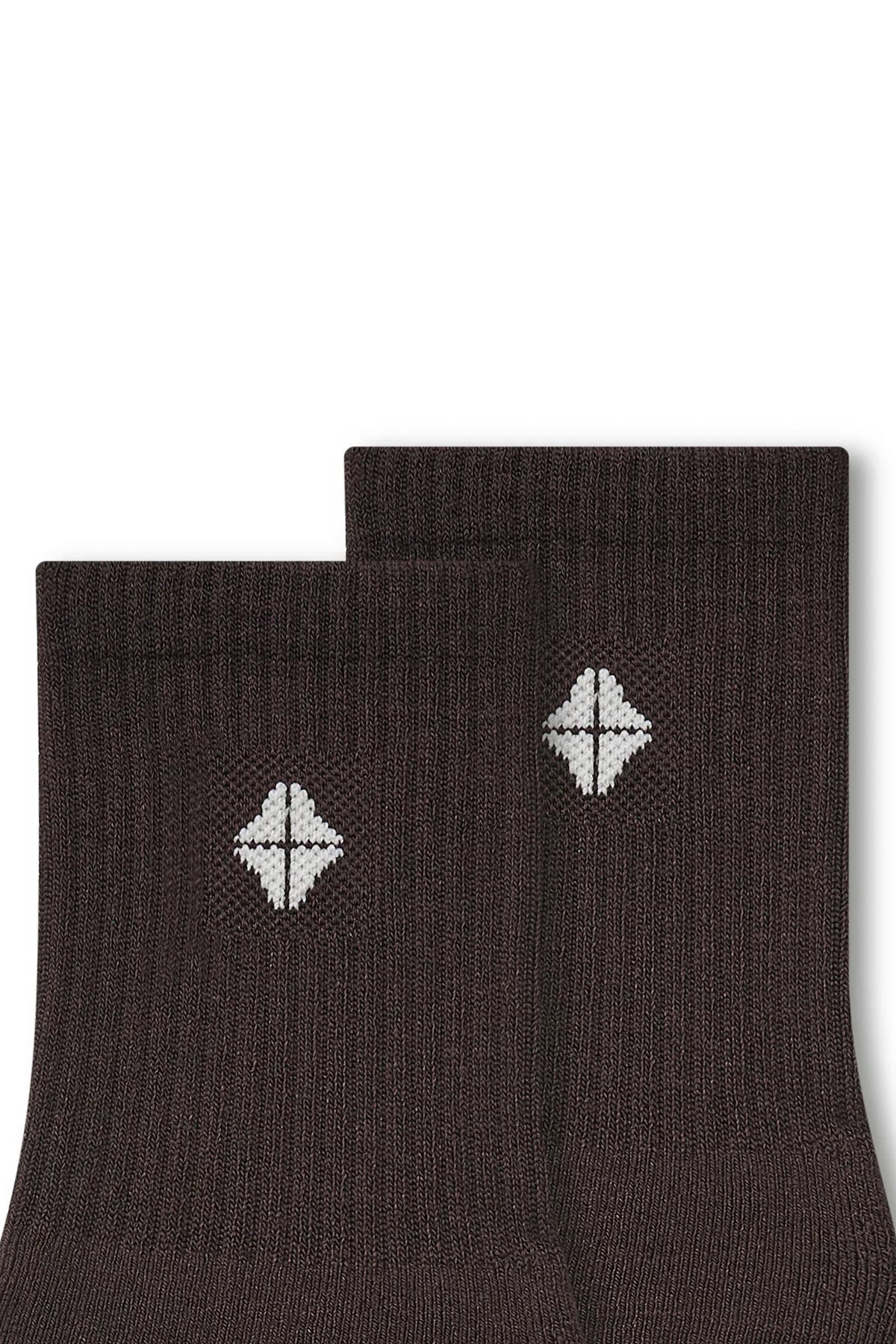 Adult Crew Socks in Espresso