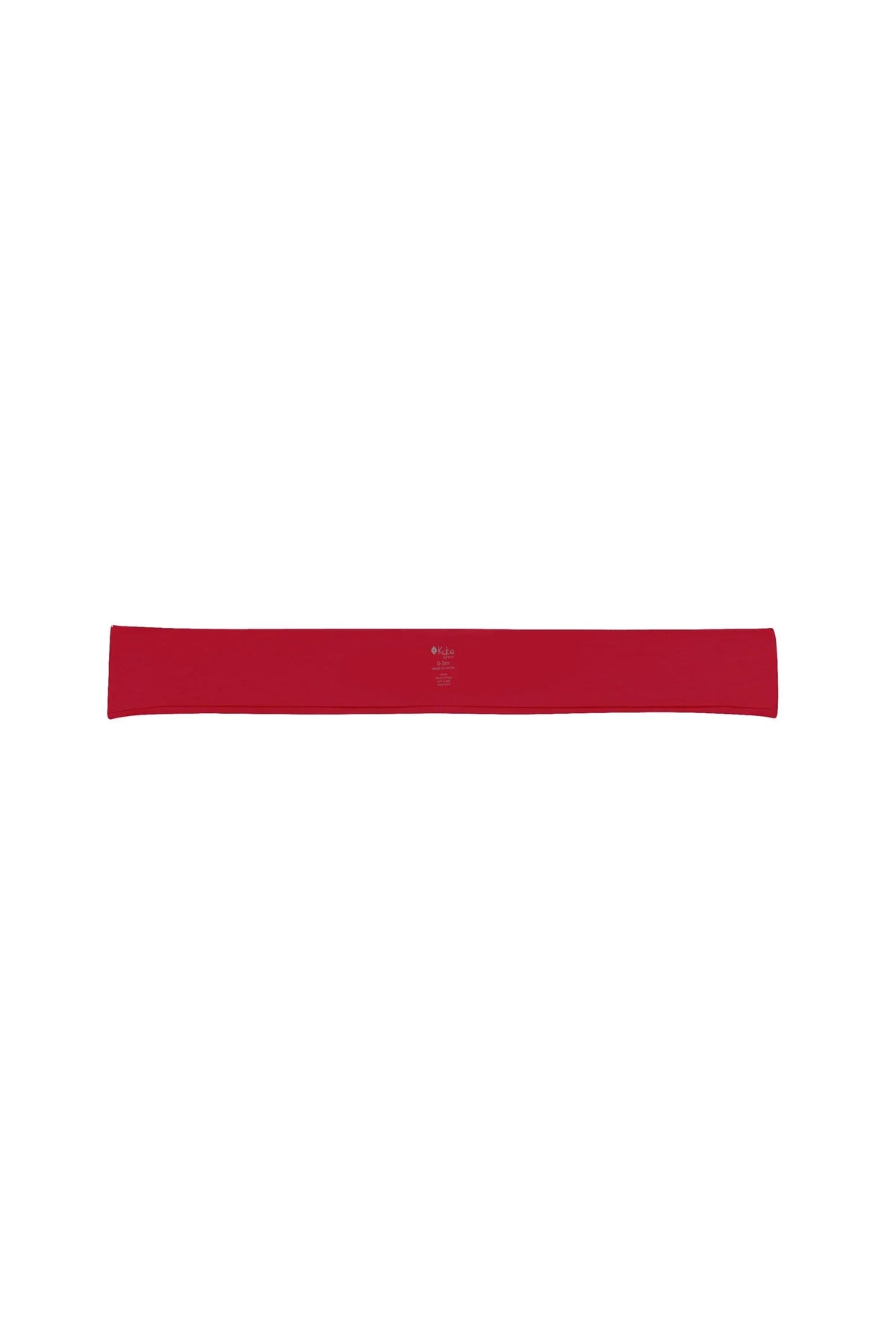 Knotted Bow Headband in Cardinal