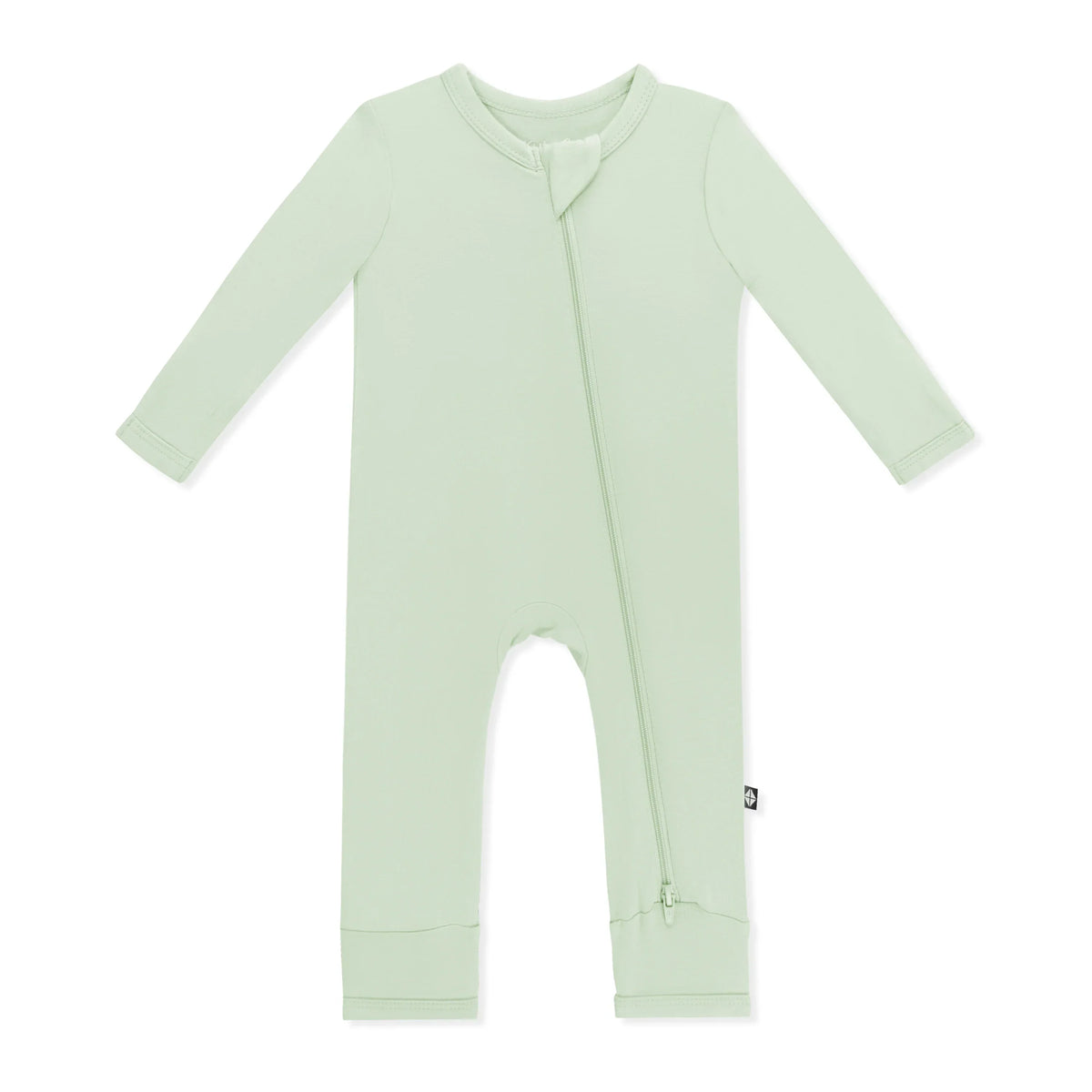 Zippered Romper in Basil