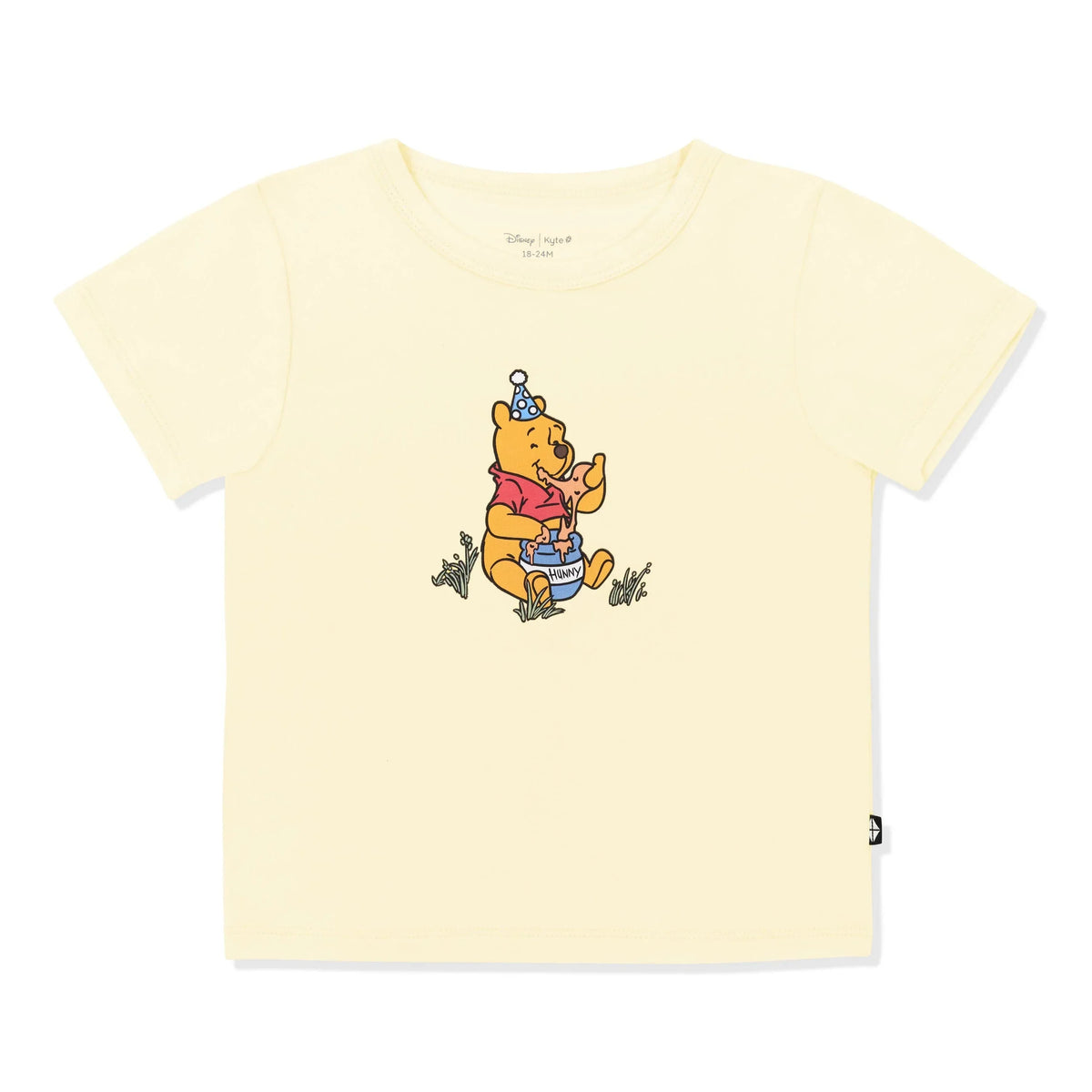 Toddler Basic Tee in Winnie the Pooh on Chamomile