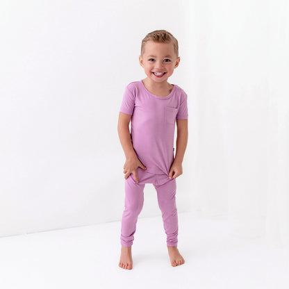 Short Sleeve with Pants Pajamas in Poi