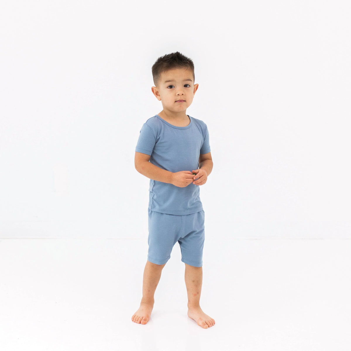 Short Sleeve Pajamas in Slate