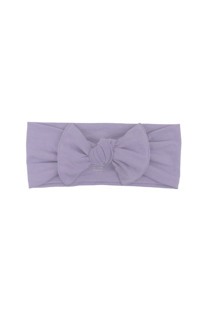 Knotted Bow Headband in Taro
