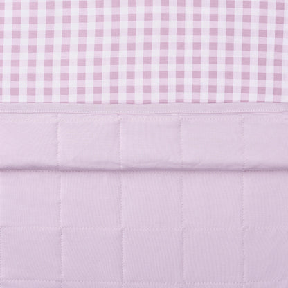 Baby Blanket in Gingham Thistle 1.0