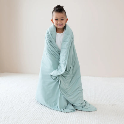 Youth Blanket in Sage 2.5