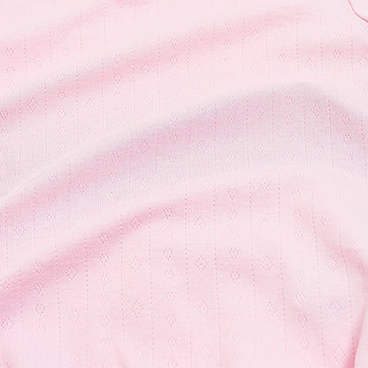 Pointelle Kimono Bodysuit in Sakura
