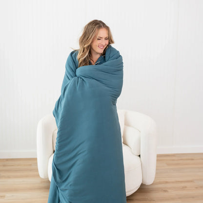 Adult Quilted Blanket in Atlantic 2.5