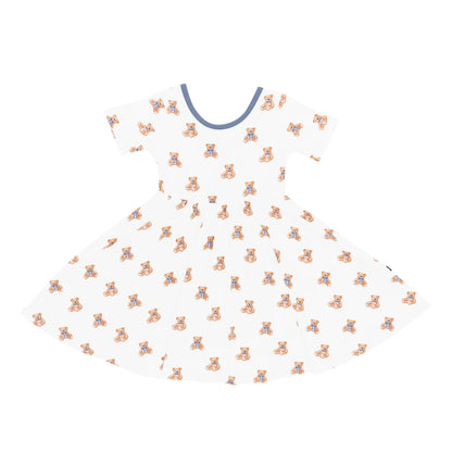 Twirl Dress in Teddy Bear