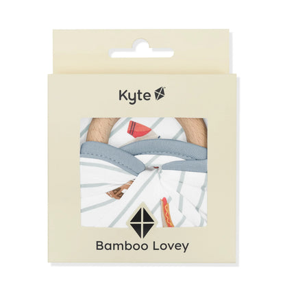 Lovey in Home Run with Removable Wooden Teething Ring