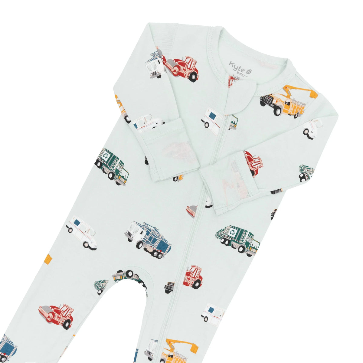 Zippered Footie in City Vehicles