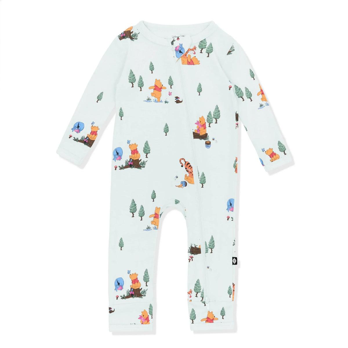 Zippered Romper in Winnie the Pooh Hundred Acre Wood