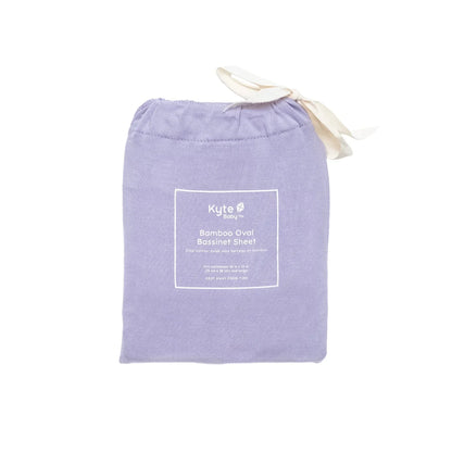 Oval Bassinet Sheet in Taro