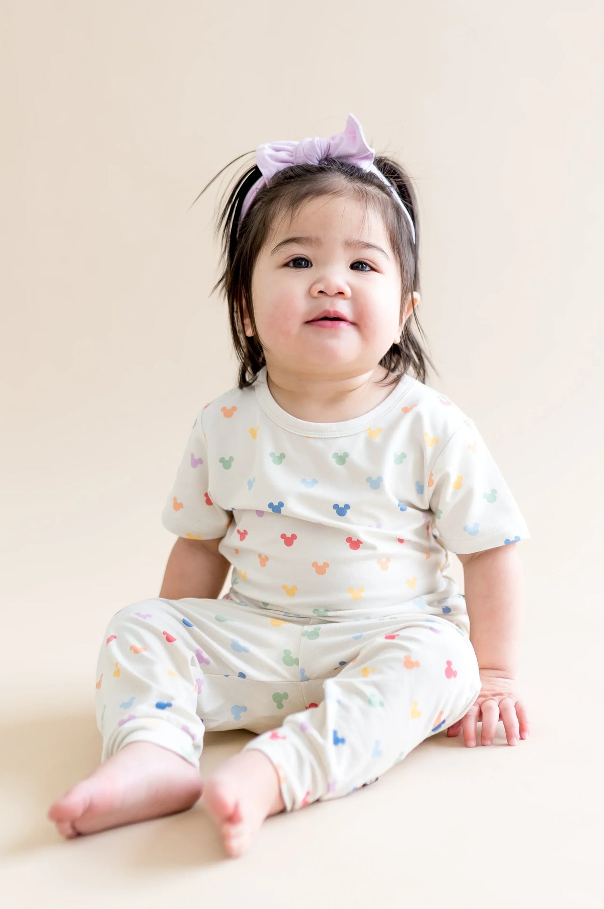 Pant in Pastel Mickey Mouse
