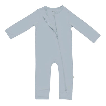Zippered Romper in Fog