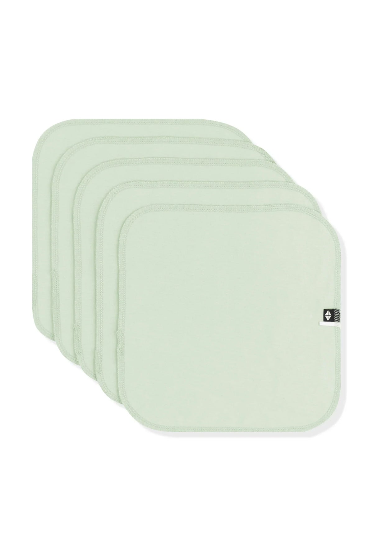 Washcloth 5-Pack in Basil