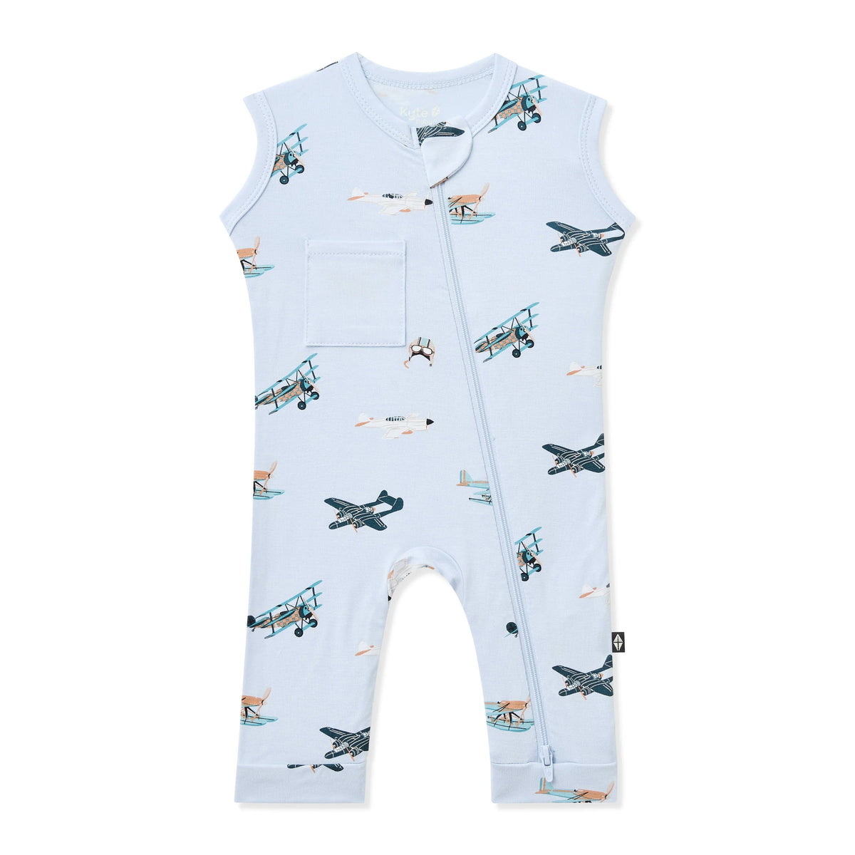 Zippered Sleeveless Romper in Take Off