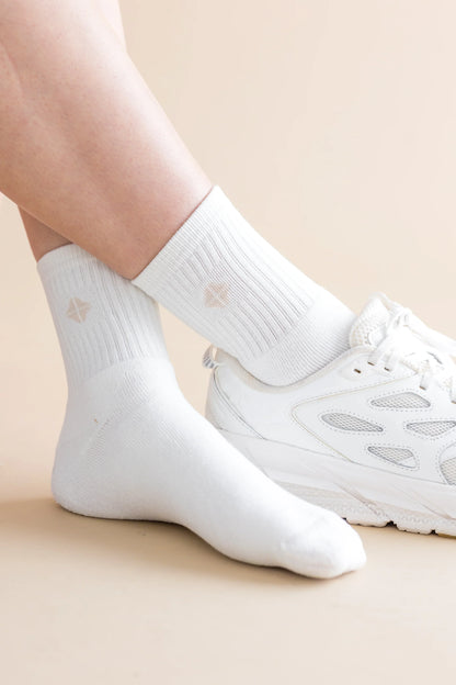 Adult Crew Socks in Cloud