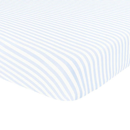 Twin Sheet in Small Mist Stripe