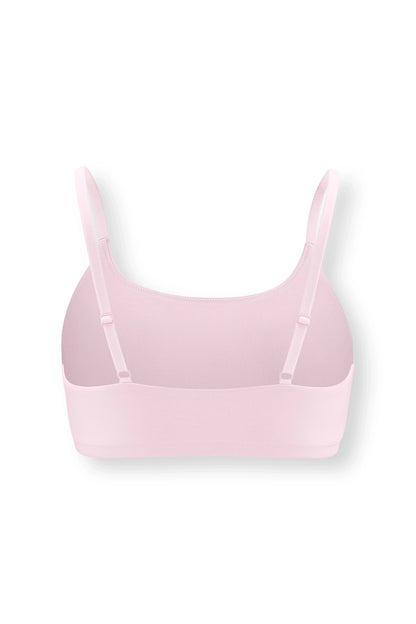 Women's Scoop Neck Bralette in Peony