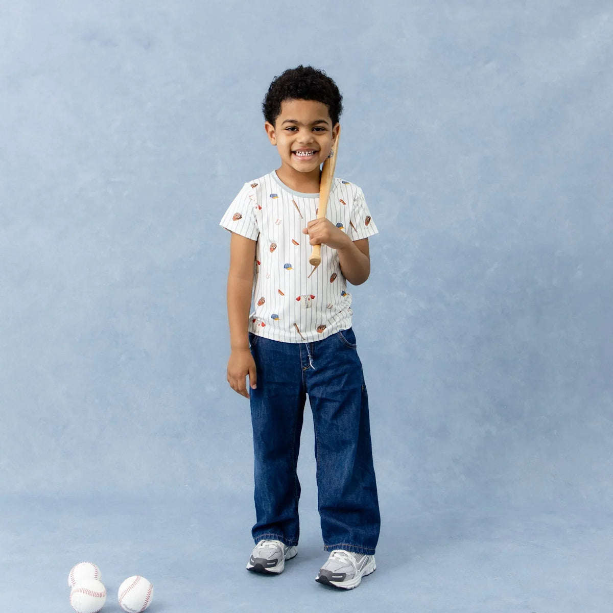 Toddler Basic Tee in Home Run