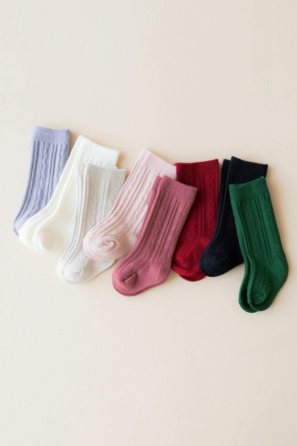 Knee High Socks in Cloud