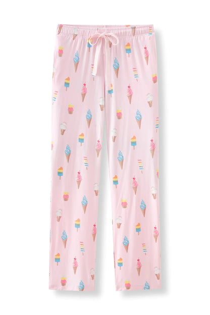 Women's Lounge Pants in Sakura Ice Cream