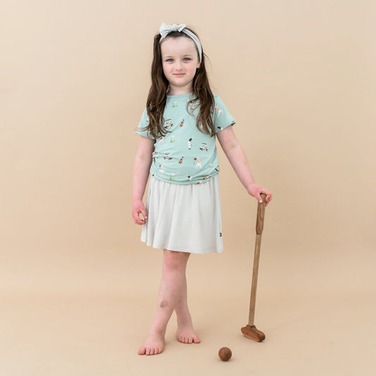 Toddler Basic Tee in Golf