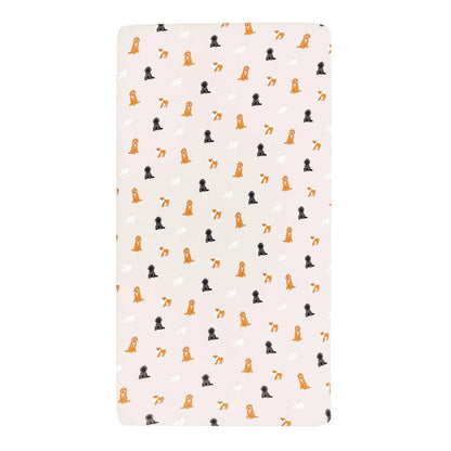Crib Sheet in Fluffy Dog