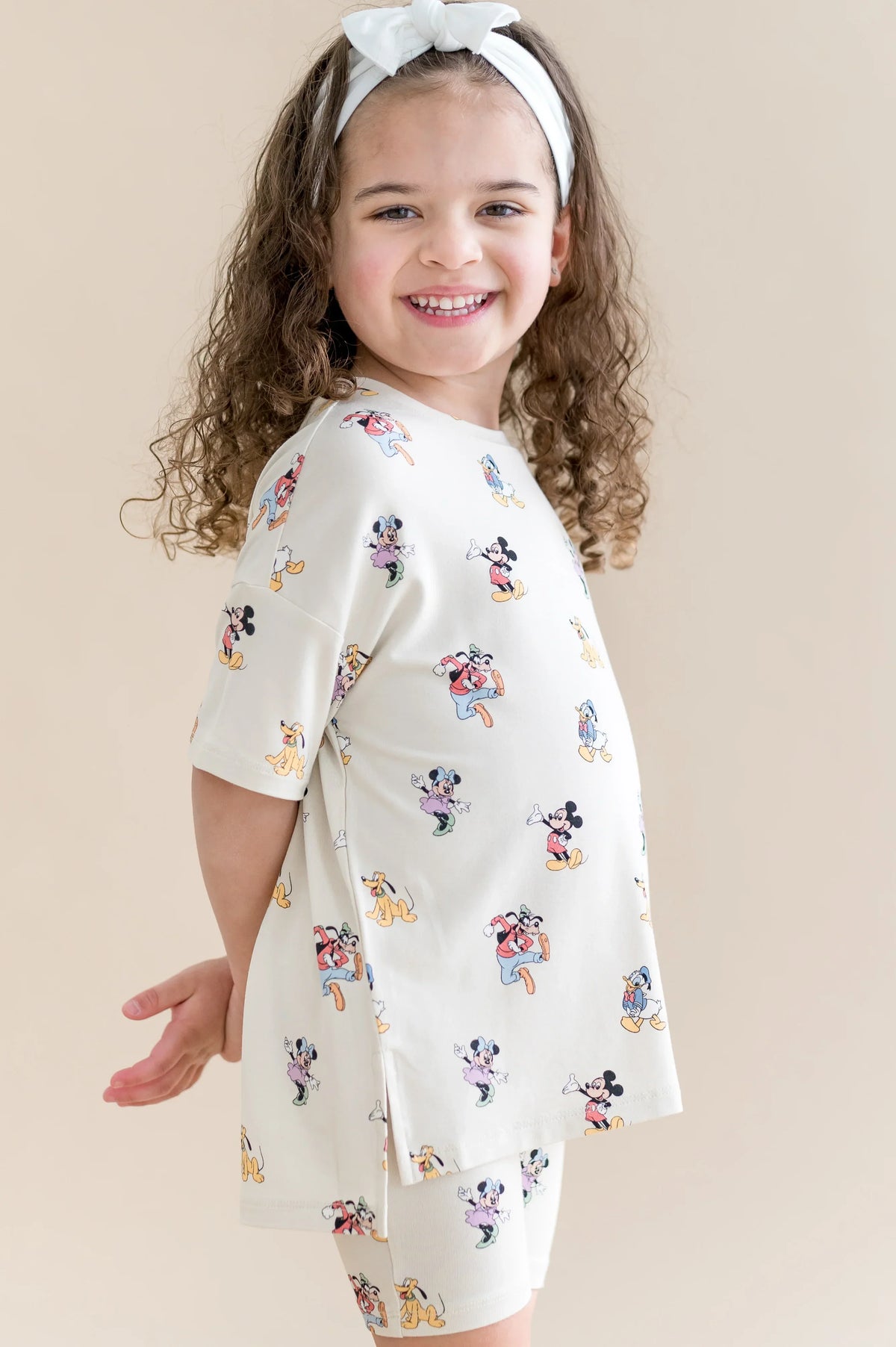 Toddler Biker Short Set in Mickey Mouse and Friends