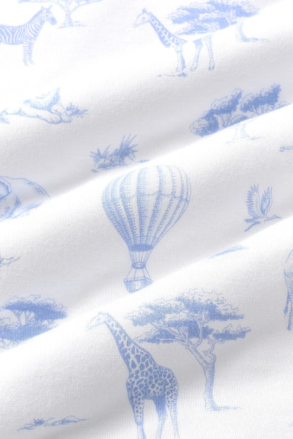 Twin Sheet in Toile Safari