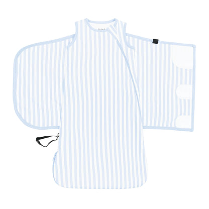 Sleep Bag Swaddler in Small Mist Stripe 1.0